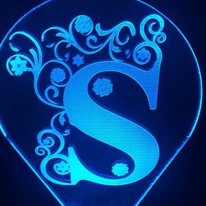 “S” Monogram LED Light